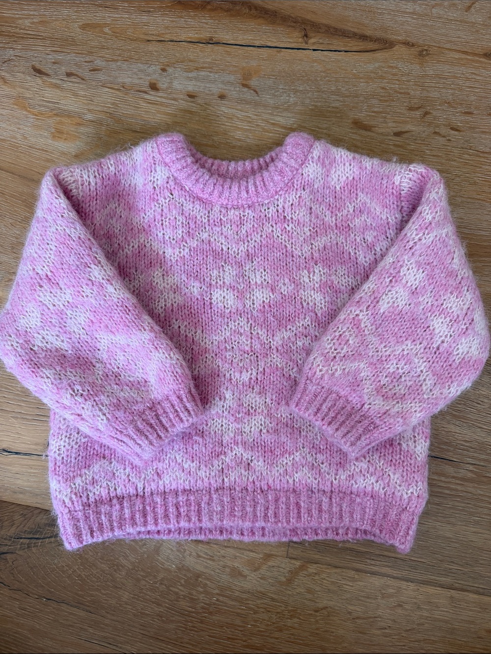 Zara Pink Girl's Sweater